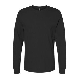 Fruit of the Loom SC4 - Men's Long Sleeve Cotton Sweatshirt Black