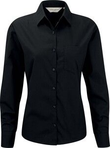 Russell Collection RU956F - Ladies' Long Sleeve Ultimate Non-Iron Shirt Black