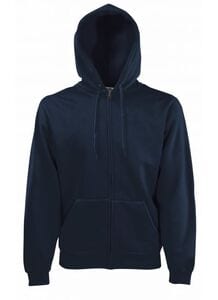 Fruit of the Loom SS222 - Classic 80/20 hooded sweatshirt jacket Deep Navy