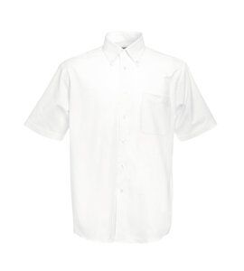 Fruit of the Loom SS112 - Oxford short sleeve shirt White