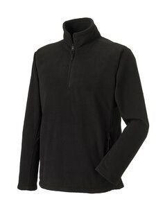 Russell 8740M - ¼ zip outdoor fleece Black