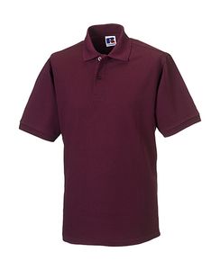 Russell R-599M-0 - Hard Wearing Polo Shirt Burgundy