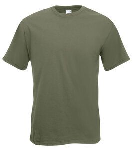 Fruit of the Loom 61-044-0 - Men's Super Premium 100% Cotton T-Shirt Classic Olive