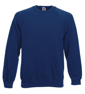 Fruit of the Loom 62-216-0 - Men's Raglan Sweatshirt Navy