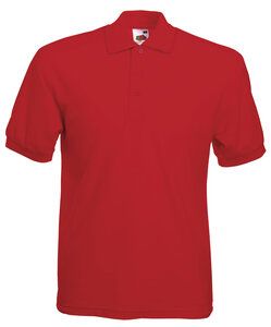 Fruit of the Loom 63-402-0 - Piqué Polo Mischgewebe Red