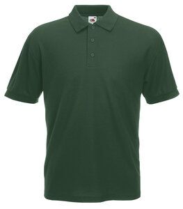 Fruit of the Loom 63-402-0 - Piqué Polo Mischgewebe Bottle Green