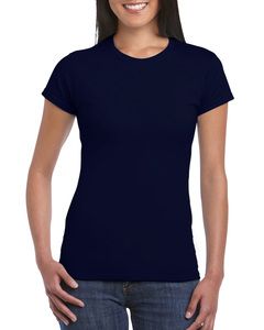 Gildan 64000L - Women's RingSpun Short Sleeve T-Shirt Navy