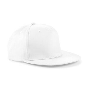 Beechfield B610 - 5 Panel Snapback Rapper Cap White