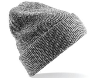 Beechfield BF425 - Vintage beanie with cuff Heather Grey