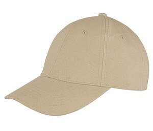 Result RC081 - Visor Cap 6 Panels 100% Cotton Khaki