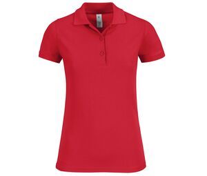 B&C BC409 - Women's Polo Saffron Timeless Red