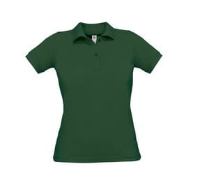 B&C BC412 - Saffron women's polo shirt 100% cotton Bottle Green