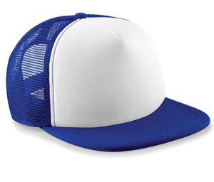 Beechfield BF64B - Kids Snapback Trucker Cap Royal/White