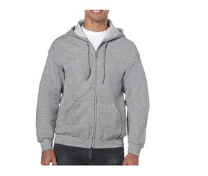 Gildan GN960 - Men's Big Zip Hoodie Sport Grey