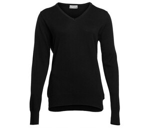 Pen Duick PK451 - Ladies V Neck Black