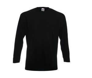 Fruit of the Loom SC215 - Super Premium Long Sleeve Tee Black