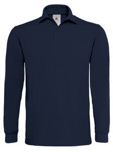 B&C BC445 - Mens Long Sleeve Polo Shirt 100% Cotton