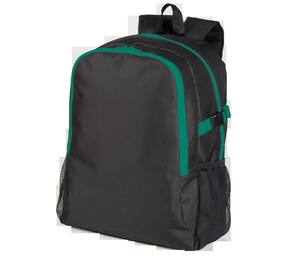 Black&Match BM905 - Sports backpack Black/Kelly Green