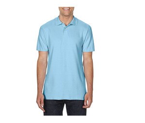 Gildan GN480 - Men's Pique Polo Shirt Light Blue