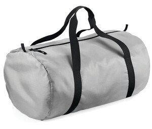 BagBase BG150 - Packaway Barrel Bag Silver/Black