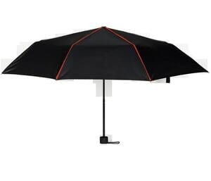 Black&Match BM920 - Mini Foldable Umbrella Black/Orange