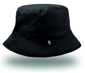 Atlantis AT050 - Reversible and collapsible bucket hat Black/Grey