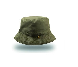 Atlantis AT050 - Reversible and collapsible bucket hat Olive/Kaki