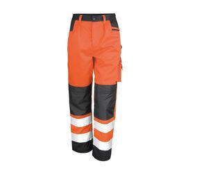 Result RS327 - Multi-pocket high visibility trousers Fluorescent Orange