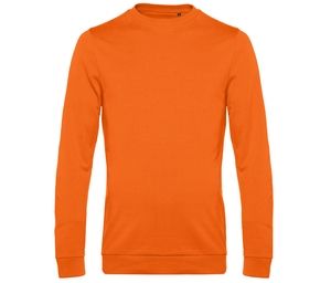 B&C BCU01W - Round neck sweatshirt Pure Orange