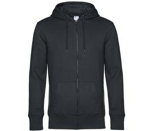 B&C BCU03K - King zipped hood Asphalt