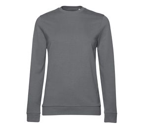 B&C BCW02W - Round neck sweatshirt Elephant Grey