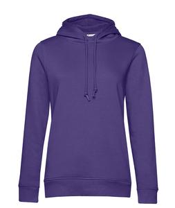 B&C BCW34B - Women's organic hoodie Radiant Purple