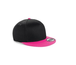 Beechfield BF615 - Snapback Children'S Cap Black / Fuchsia