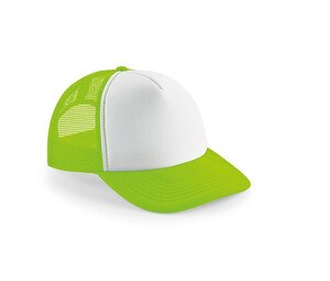 Beechfield BF645 - Vintage Snapback Trucker Fluorescent Green / White