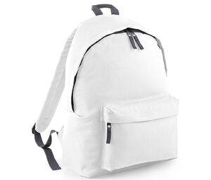 Bag Base BG125J - Modern backpack for children White/ Graphite Grey