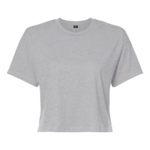 Build Your Brand BY042 - T-Shirt Cropped Grey