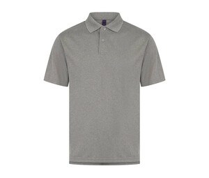 Henbury HY475 - Cool Plus Men's Polo Shirt Heather Grey