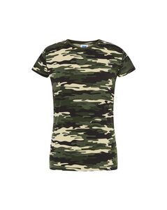 JHK JK150 - Women's round neck T-shirt 155 Camouflage