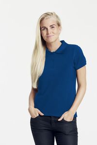 Neutral O22980 - Women's quilted polo shirt  Royal blue