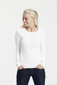 Neutral O81050 - Long-sleeved T-shirt for women White