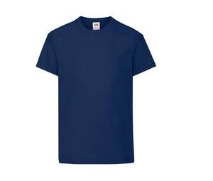 Fruit of the Loom SC1019 - Children's short-Sleeves T-Shirt Navy