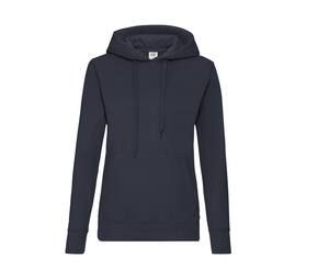 Fruit of the Loom SC269 - Women's Hoodie With Kangaroo Pocket Deep Navy