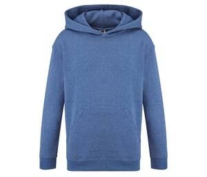 Fruit of the Loom SC371 - Hooded Sweat (62-034-0) Retro Heather Royal