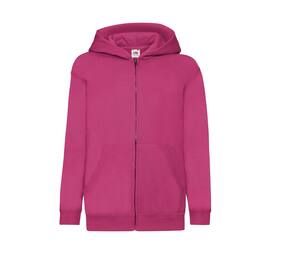 Fruit of the Loom SC379 - Hooded Sweat Jacket (62-045-0) Fuchsia