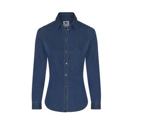 AWDIS SO DENIM SD045 - Denim shirt wife Lucy Dark Blue Wash