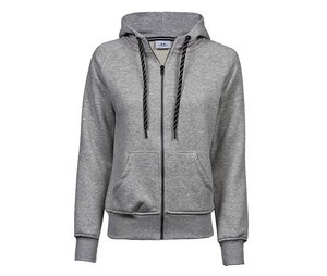 Tee Jays TJ5436 - Fashion full zip hood Women Heather Grey