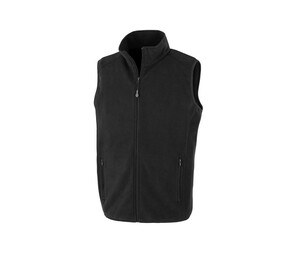 Result RS904X - Fleece bodywarmer in recycled polyester Black