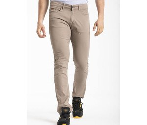 RICA LEWIS RL803 - Men's stretch fitted jeans Beige