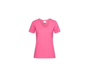 STEDMAN ST2700 - CLASSIC-T V-NECK Sweet Pink