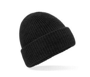 BEECHFIELD BF386 - COSY RIBBED BEANIE Black Marl